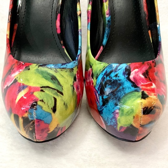 Steve Madden NALA Stiletto High Heel Patent Leather platform Pumps Sz 9.5 - Picture 4 of 16